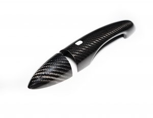 Alfa Romeo Stelvio Exterior Door Handle Set - Carbon Fiber - Feroce Carbon